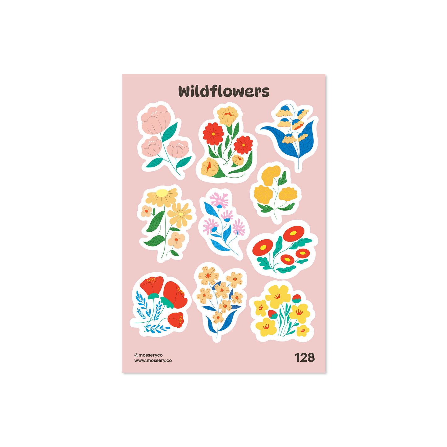Mossery Stickers: Wildflowers (STC-128)