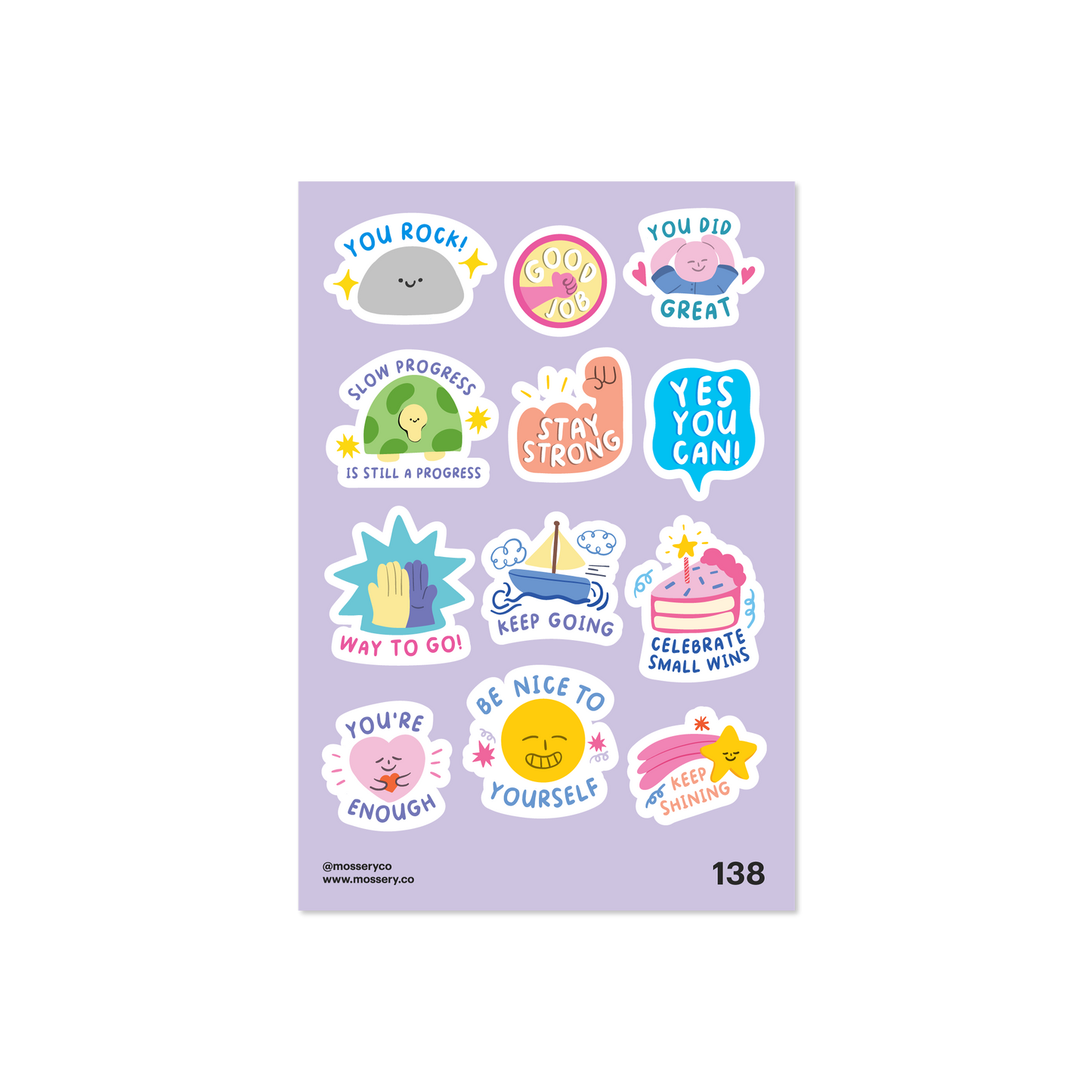 Mossery Stickers: You Rock (STC-138)