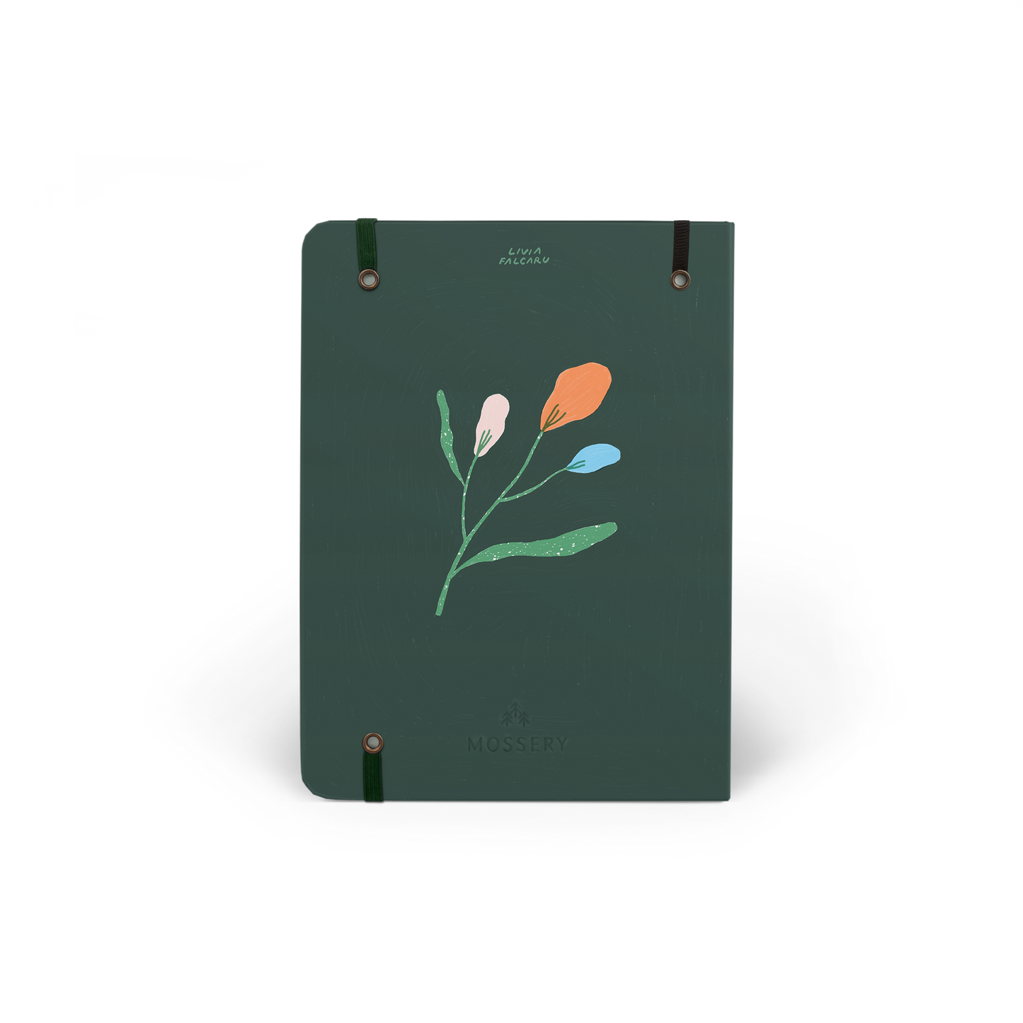 Light Threadbound Notebook - Flowerpiece (MLT_H077-LG)