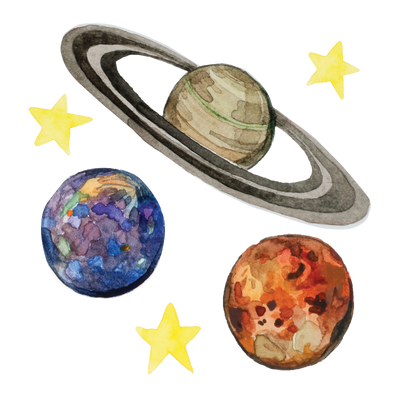Artist Series Stickers: Planets (STC-512)