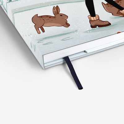 Threadbound Notebook - Winter Hares (MRT_H100-LG)