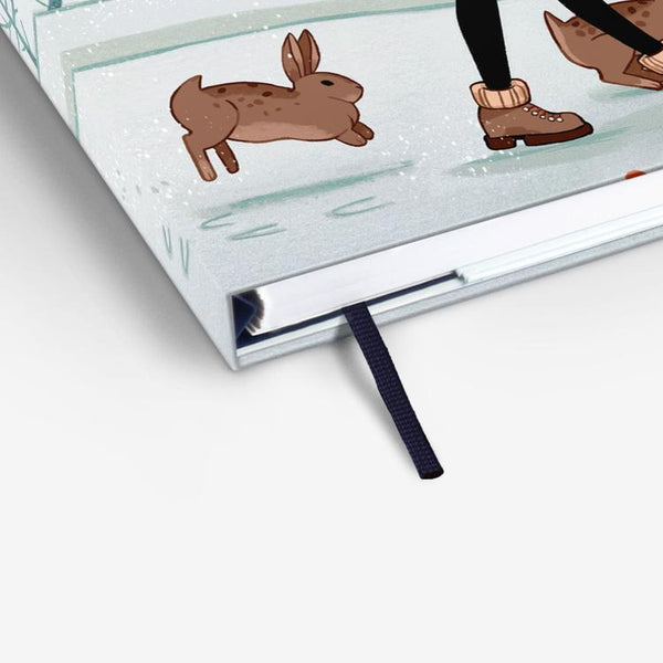 Refillable Wirebound Sketchbook - Winter Hares (MRT_H100-LG)