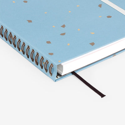 Refillable Wirebound Notebook - Almond Blossoms (MRT_H058-LG)