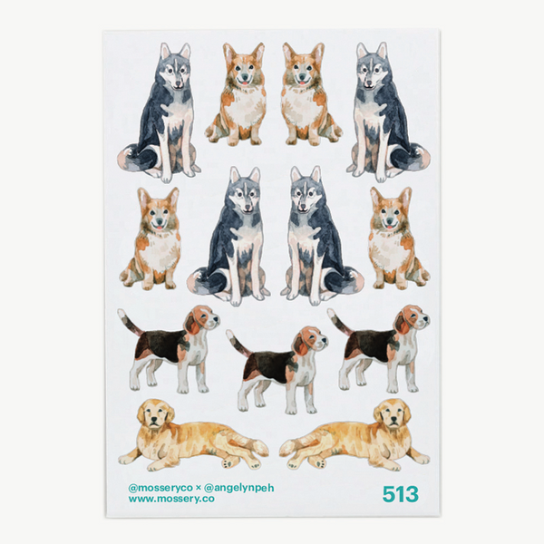 Artist Series Stickers: Dogs (STC-513)