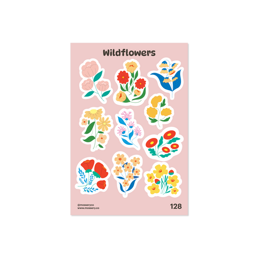 Mossery Stickers: Wildflowers (STC-128)