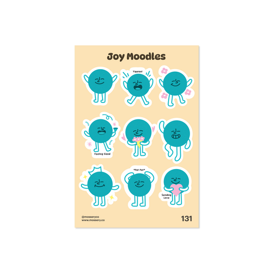 Mossery Stickers: Joy Moodles (STC-131)