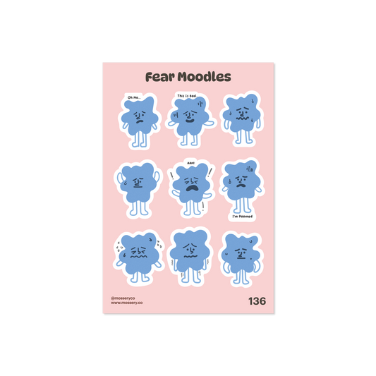 Mossery Stickers: Fear Moodles (STC-136)