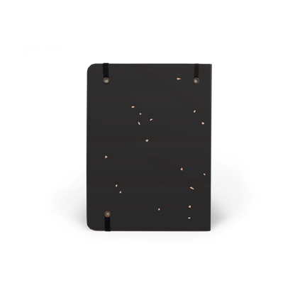 Light Threadbound Notebook - Black Speckle (MLT_H025-LG)