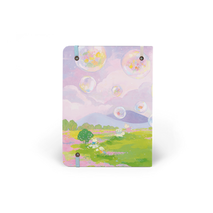 Refillable Wirebound Notebook - Bubble Wishes (MRT_H117-LG)