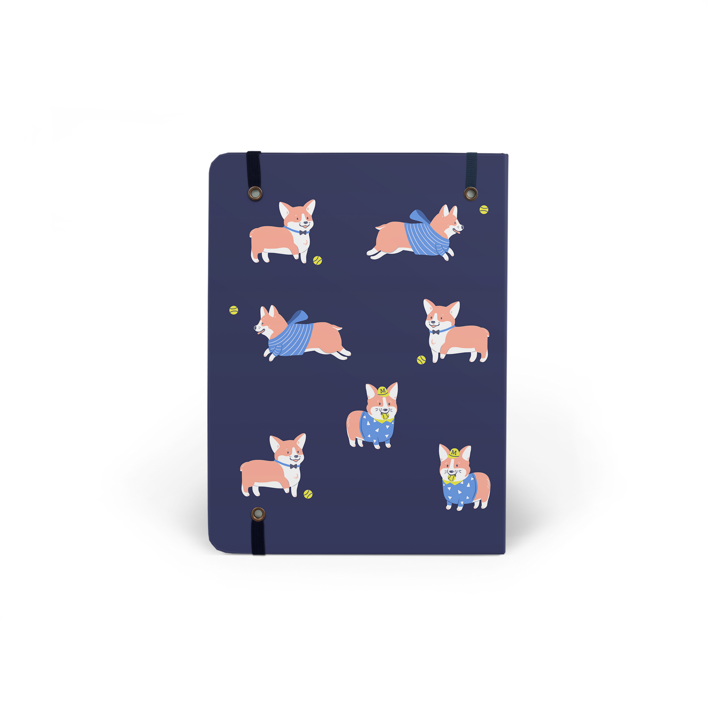 Refillable Wirebound Sketchbook - Corgi Navy (MRT_H030-LG)