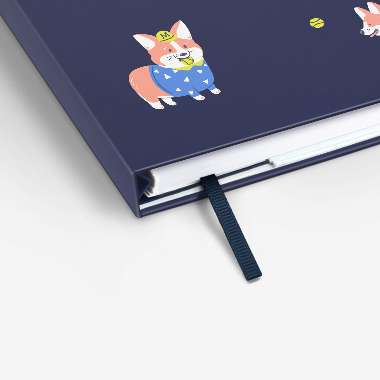 Refillable Wirebound Sketchbook - Corgi Navy (MRT_H030-LG)