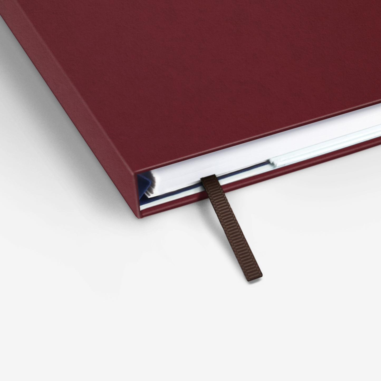 Refillable Wirebound Sketchbook - Plain Burgundy (MRT_H038-LG)