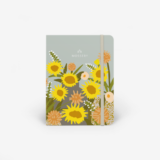 Refillable Wirebound Notebook - Sunflowers (MRT_H063-LG)