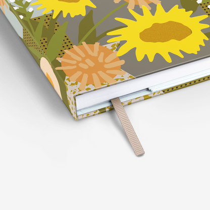 Threadbound Notebook - Sunflowers (MRT_H063-LG)