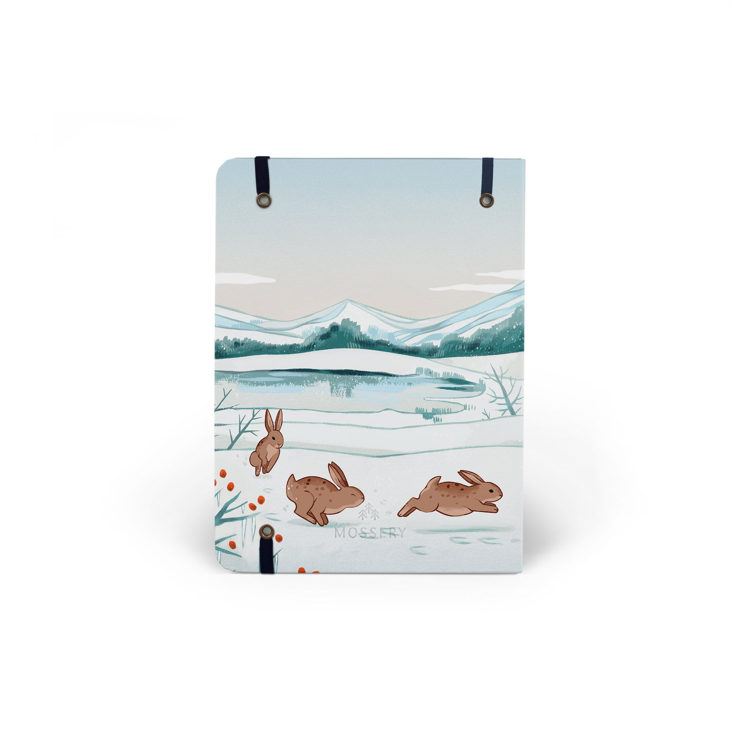 Refillable Wirebound Sketchbook - Winter Hares (MRT_H100-LG)