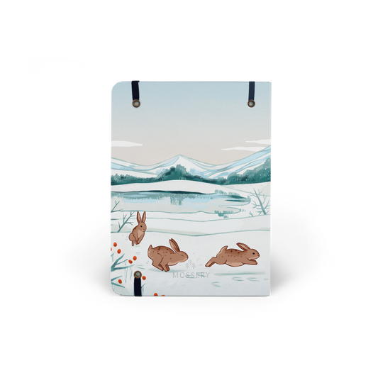 Refillable Wirebound Sketchbook - Winter Hares (MRT_H100-LG)