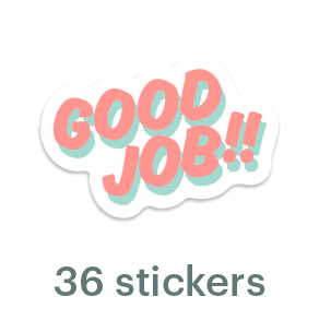 Mossery Stickers: Good Job (STC-006)