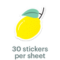 Mossery Stickers: Lemon (STC-009)