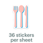 Mossery Stickers: Cutlery (STC-012)