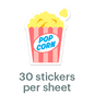 Mossery Stickers: Popcorn (STC-013)