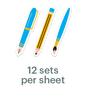Mossery Stickers: Drawing Tools (STC-017)