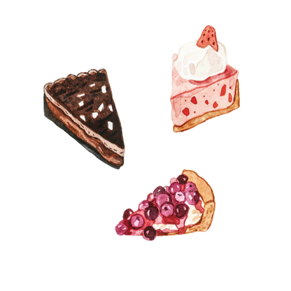 Artist Series Stickers: Dessert Tarts (STC-509)