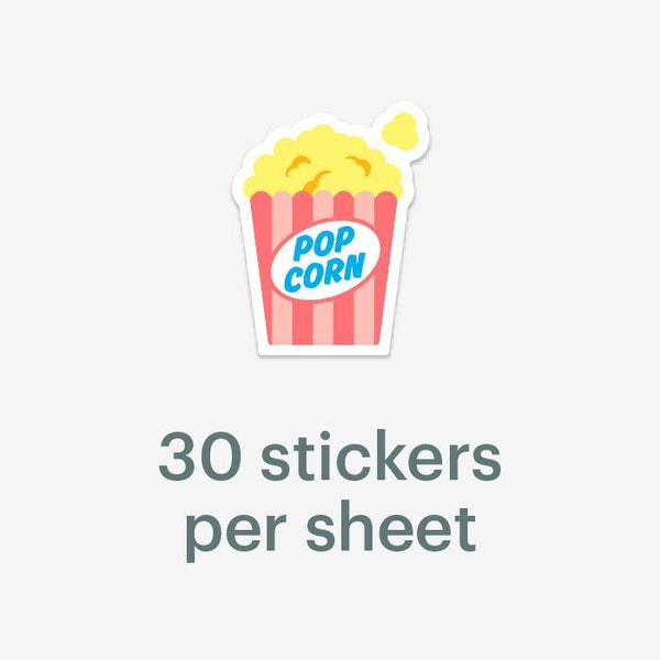 Mossery Stickers: Popcorn (STC-013)