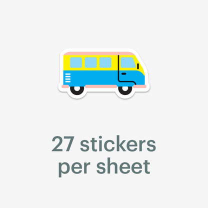 Mossery Stickers: Van (STC-016)