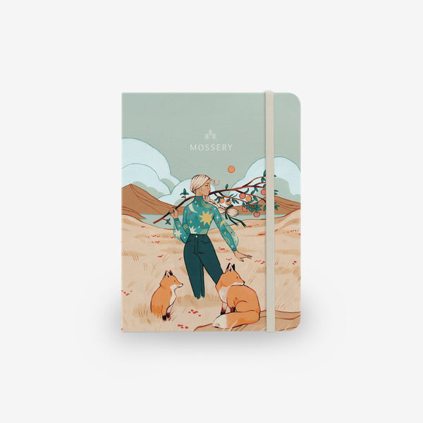 Refillable Wirebound Notebook - Autumn Foxes (MRT_H079-LG)