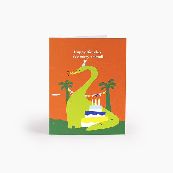 Jurassic Party Greeting Card