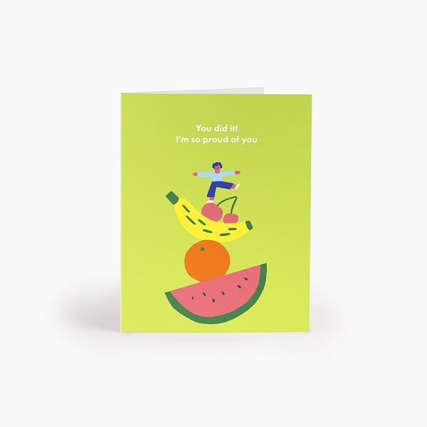 Fruity Victory Greeting Card