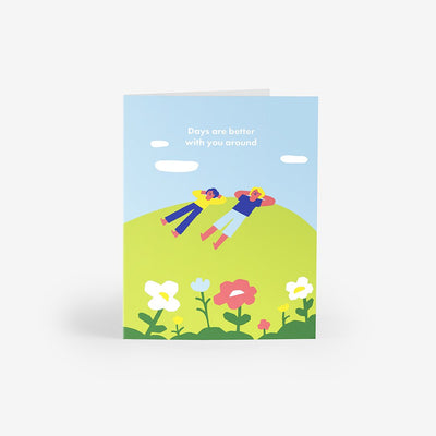 Cloud Watching Greeting Card