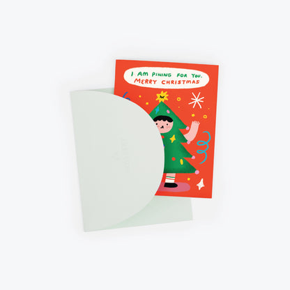 Costume Christmas Greeting Card
