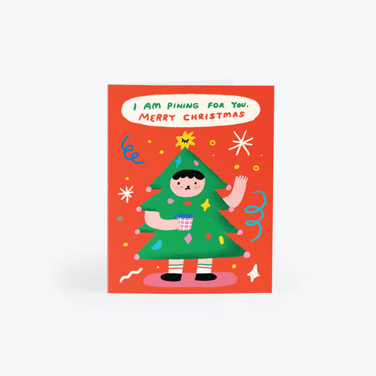 Costume Christmas Greeting Card