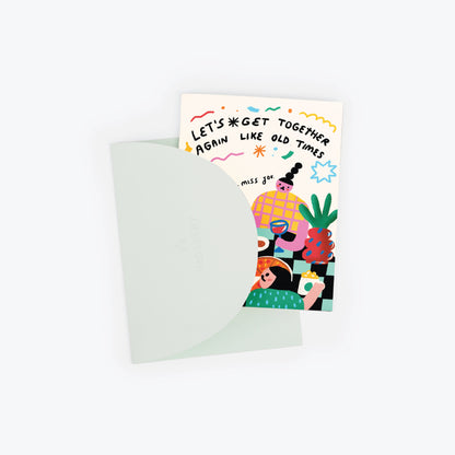 Evening Feast Greeting Card