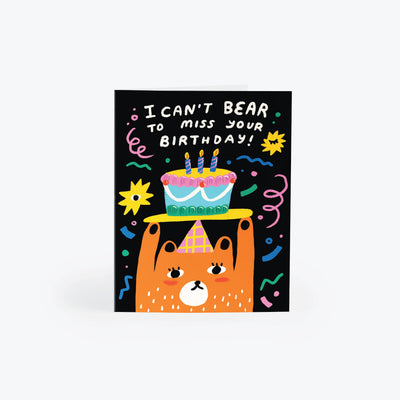 Birthday Bear Greeting Card