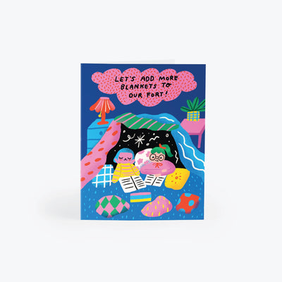 Blanket Fort Greeting Card