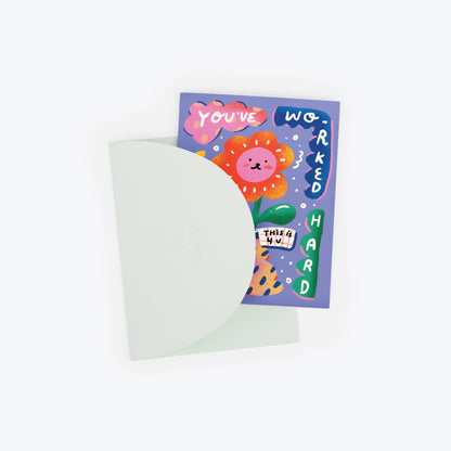 Flower Power Greeting Card