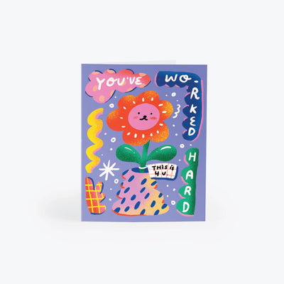 Flower Power Greeting Card