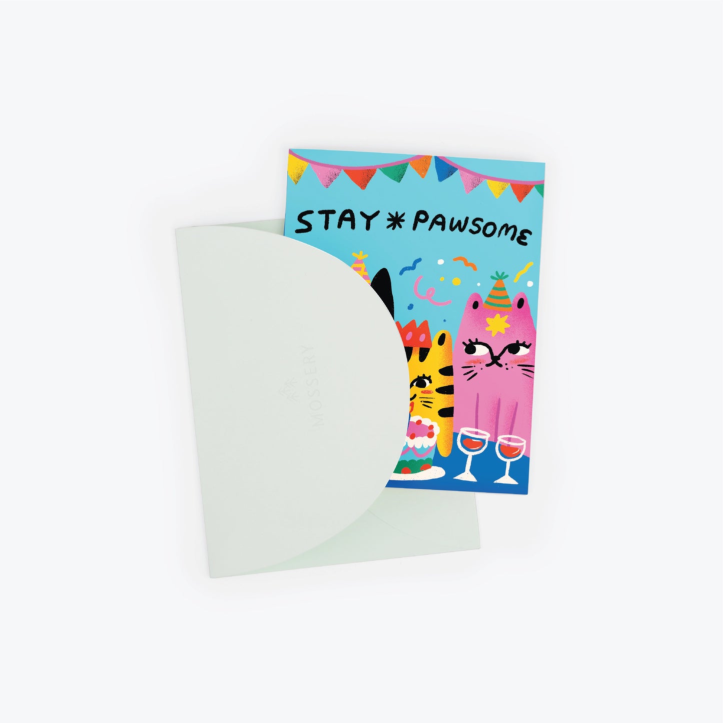 Stay Pawsome Greeting Card