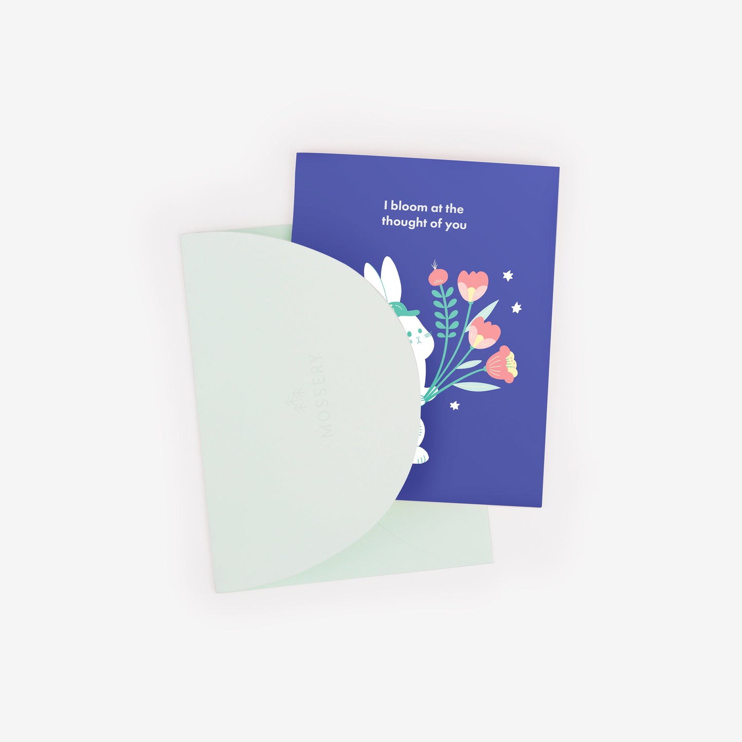 Bunny Bloom Greeting Card