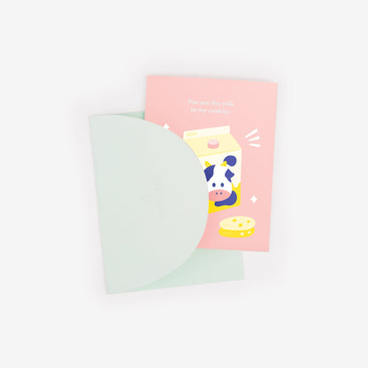 Milk & Cookies Greeting Card