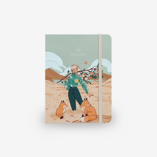 Light Threadbound Sketchbook - Autumn Foxes (MLT_H079-LG)