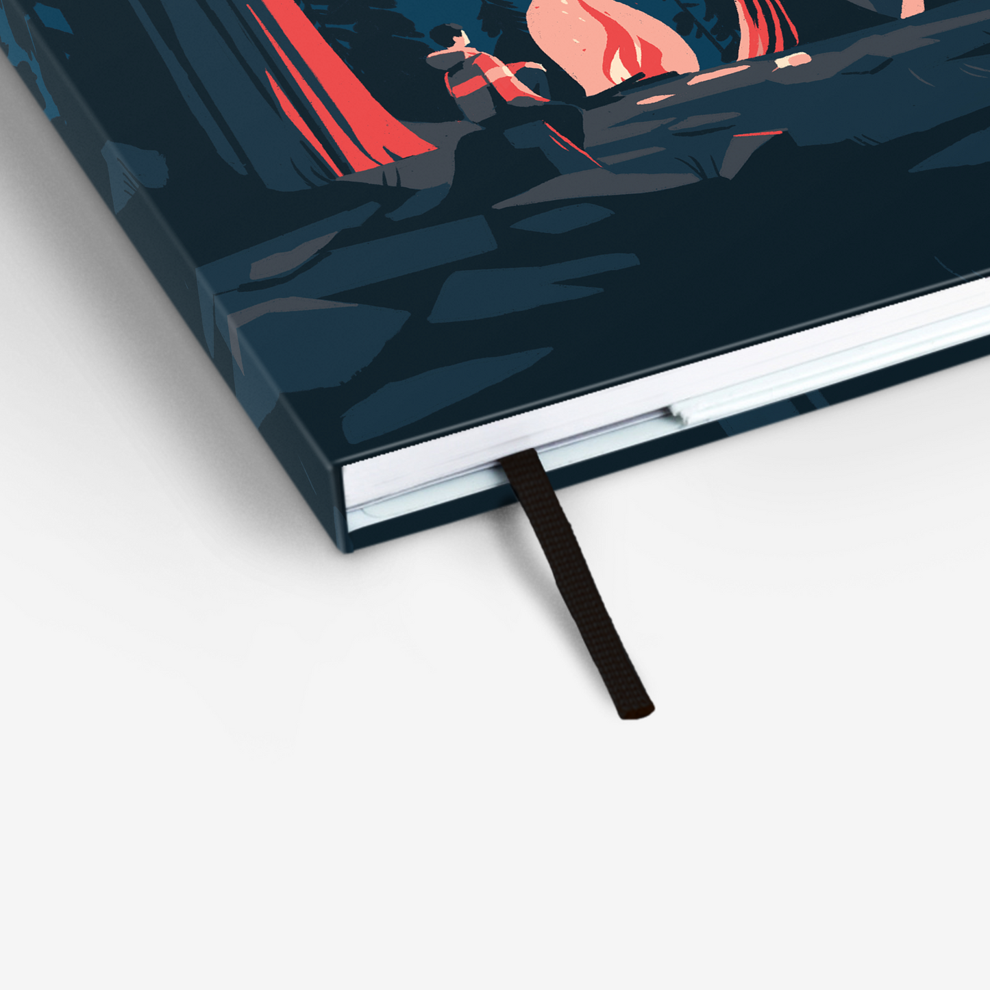 Light Threadbound Notebook - Campfire (MLT_H106-LG)