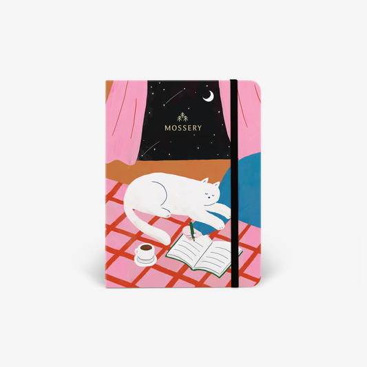 Light Threadbound Notebook - Comfort Cat (MLT_H085-LG)