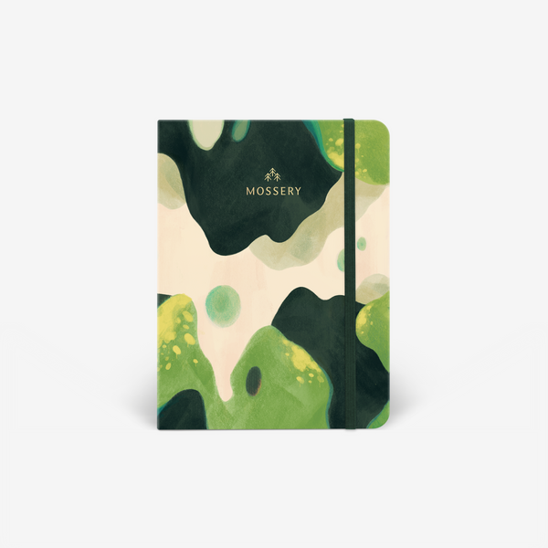 Light Threadbound Notebook - Moss (MLT_H094-LG)