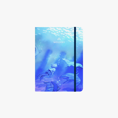 Light Threadbound Notebook - Shallows (MLT_H061-LG)