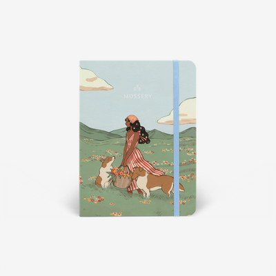 Light Threadbound Sketchbook - Spring Collies (MLT_H082-LG)