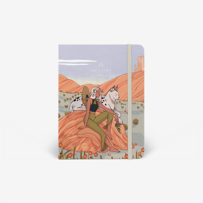 Light Threadbound Notebook - Summer Lynx (MLT_H087-LG)