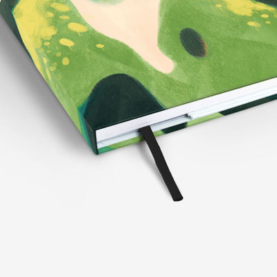 Light Threadbound Notebook - Moss (MLT_H094-LG)